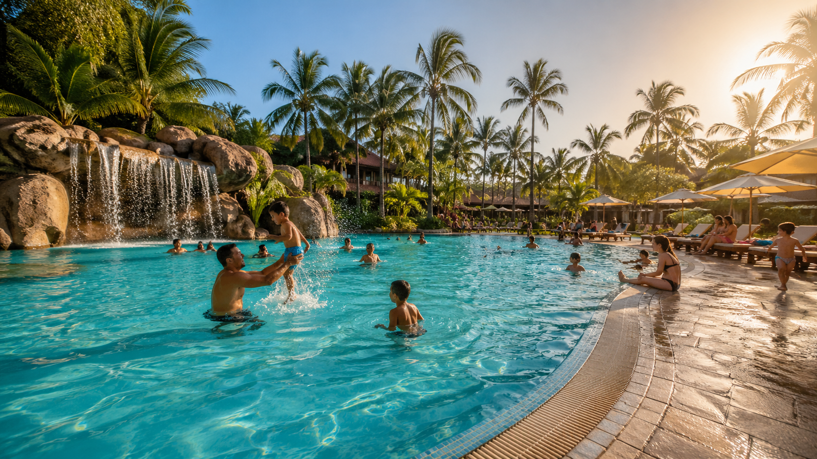 Main pool view at THE EAGLE WATER WORLD